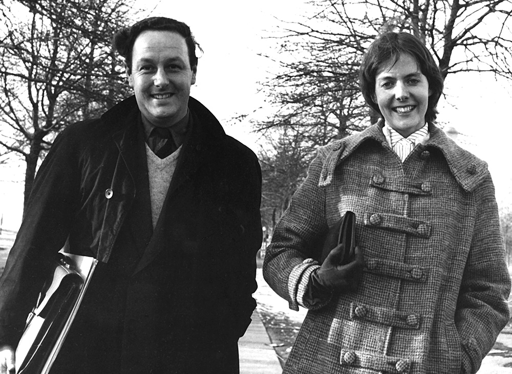 Photo of Armin and Dorothea Hofmann in Philadelphia